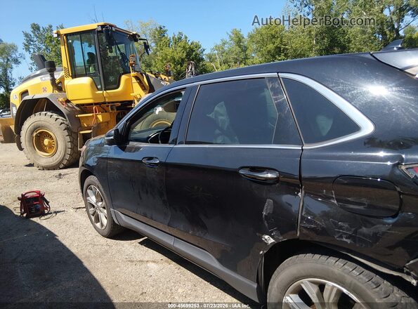 2FMPK4K9XKBC37524 2019 FORD EDGE Black სალონის 360-გრადუსიანი ხედი