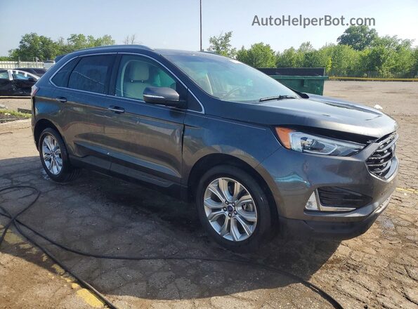 2FMPK4K9XLBA26082 2020 FORD EDGE Серый Передняя правая четверть