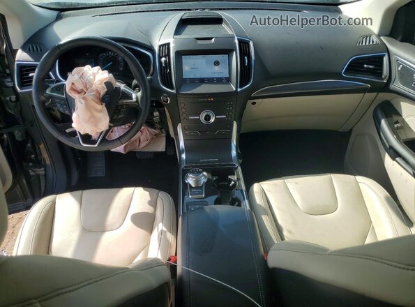 2FMPK4K9XLBA26082 2020 FORD EDGE Серый Вид панели приборов