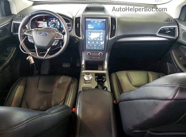 2FMPK4K9XNBB04458 2022 FORD EDGE Silver Вид панелі приладів