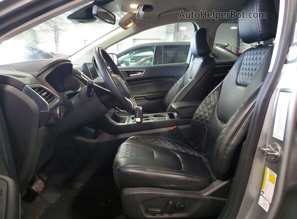 2FMPK4K9XPBA36603 2023 FORD EDGE Silver Vista interior delantera