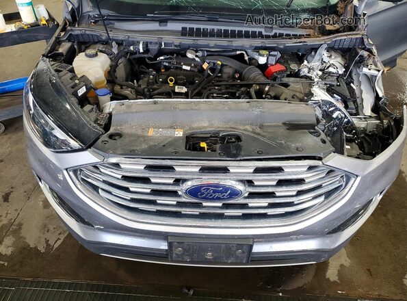 2FMPK4K9XPBA36603 2023 FORD EDGE Silver Vista del compartimento del motor