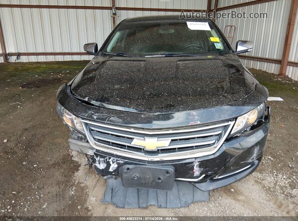 2G1105S30H9109884 2017 CHEVROLET IMPALA Black ხელსაწყოთა პანელის ხედი