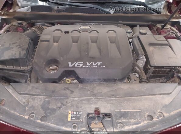 2G1105S30H9186416 2017 CHEVROLET IMPALA Maroon Vista trasera