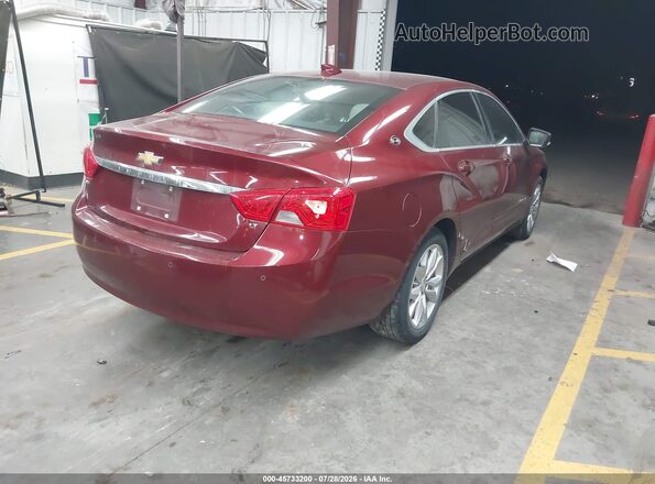 2G1105S30H9186416 2017 CHEVROLET IMPALA Maroon Trasero derecho