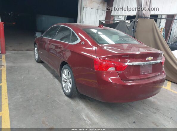 2G1105S30H9186416 2017 CHEVROLET IMPALA Maroon Trasero izquierdo
