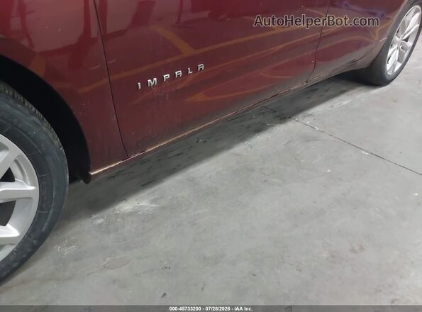 2G1105S30H9186416 2017 CHEVROLET IMPALA Maroon Vista frontal
