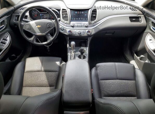 2G1105S30J9102696 2018 CHEVROLET IMPALA Blue Առջևի վահանակի տեսք