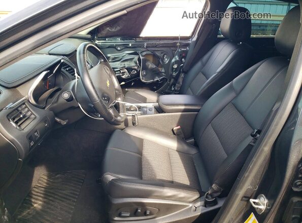 2G1105S30J9151574 2018 CHEVROLET IMPALA Серый Вид салона спереди