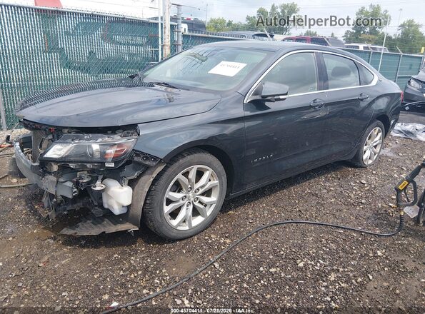 2G1105S30J9175762 2018 CHEVROLET IMPALA Black Առջևի ձախ երեք քառորդ տեսարան