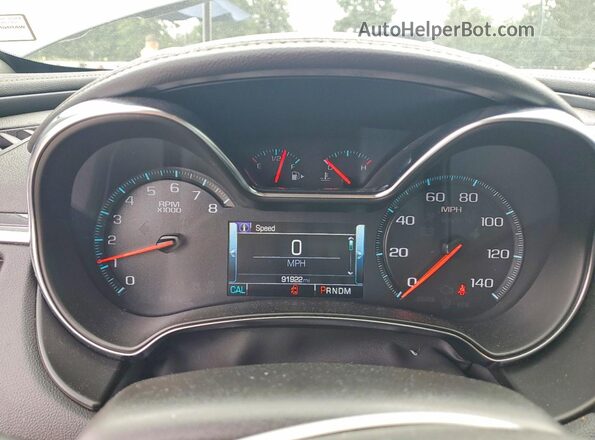 2G1105S30L9100871 2020 CHEVROLET IMPALA Black Սարքավորումների վահանակի տեսք