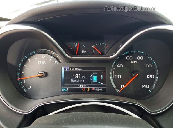 2G1105S31H9102099 2017 CHEVROLET IMPALA Blue Widok zestawu wskaźników