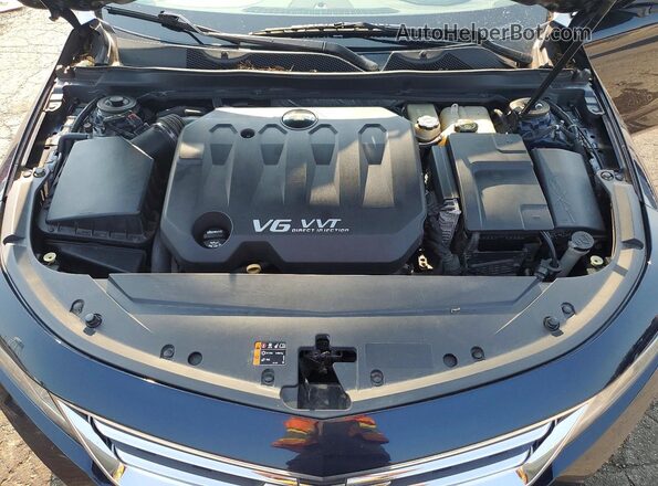 2G1105S31H9102099 2017 CHEVROLET IMPALA Blue Widok wnętrza z tyłu