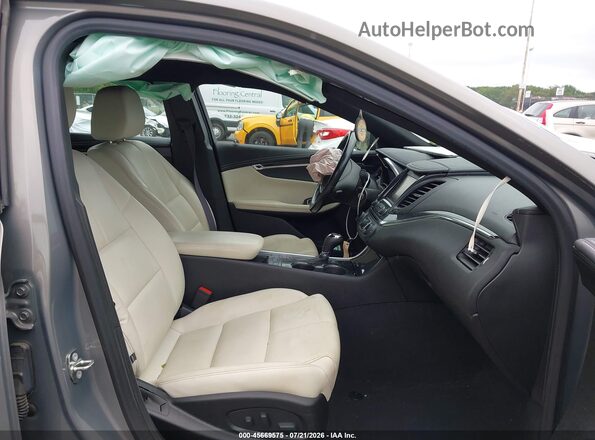 2G1105S31H9194590 2017 CHEVROLET IMPALA Gray წინა სალონის ხედი