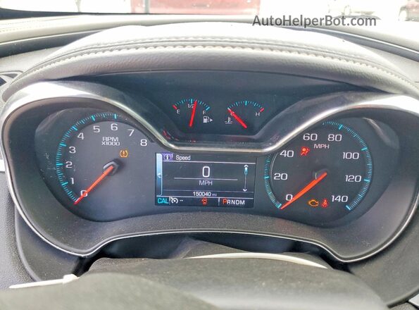 2G1105S31J9105347 2018 CHEVROLET IMPALA Silver Սարքավորումների վահանակի տեսք