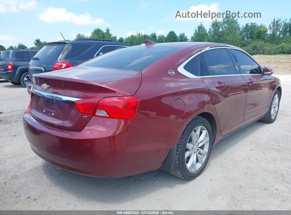 2G1105S32H9102483 2017 CHEVROLET IMPALA Maroon Задня права чверть