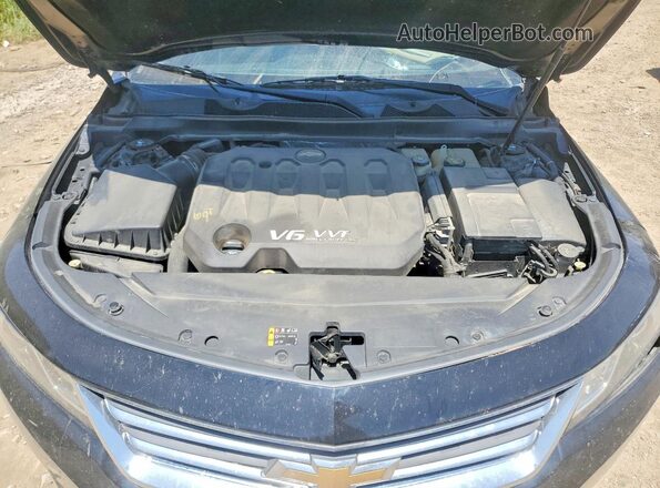 2G1105S32H9110373 2017 CHEVROLET IMPALA Black უკანა სალონის ხედი