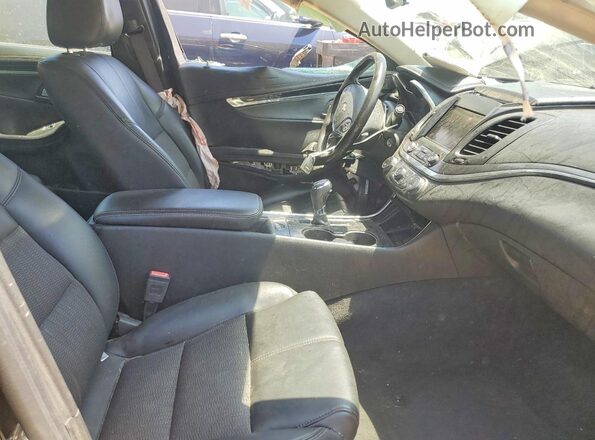 2G1105S32H9110373 2017 CHEVROLET IMPALA Black წინა სალონის ხედი