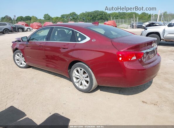 2G1105S32H9115637 2017 CHEVROLET IMPALA Red უკანა მარცხენა