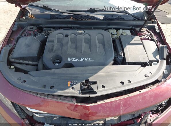 2G1105S32H9115637 2017 CHEVROLET IMPALA Red უკანა ხედი