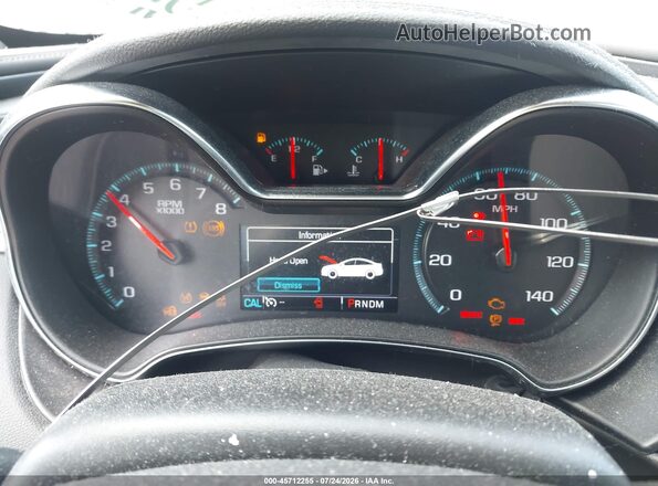 2G1105S32H9115637 2017 CHEVROLET IMPALA Red უკანა სავარძლების ხედი
