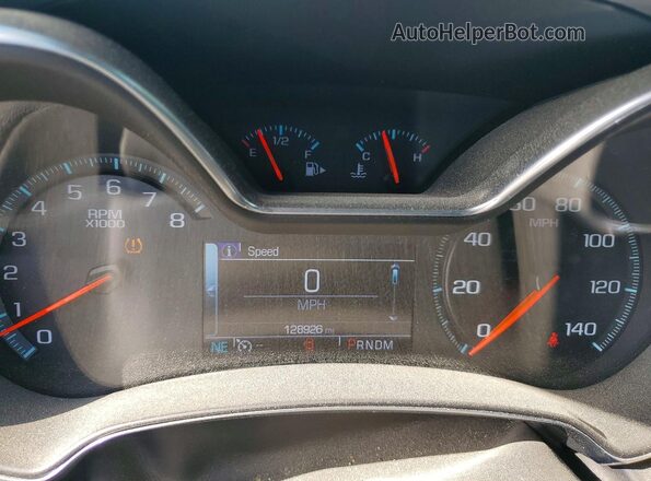 2G1105S32J9118799 2018 CHEVROLET IMPALA White Սարքավորումների վահանակի տեսք