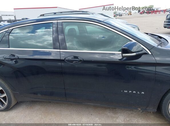 2G1105S33H9100130 2017 CHEVROLET IMPALA Black Вид задньої частини салону