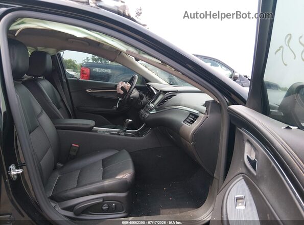 2G1105S33H9110642 2017 CHEVROLET IMPALA Black Widok wnętrza z przodu