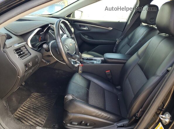 2G1105S33H9112469 2017 CHEVROLET IMPALA Black Widok wnętrza z przodu