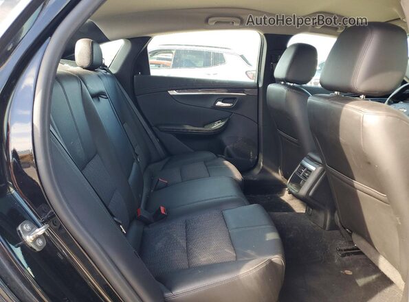 2G1105S33H9112469 2017 CHEVROLET IMPALA Black Widok tylnych siedzeń