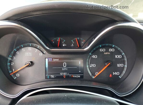 2G1105S33H9112469 2017 CHEVROLET IMPALA Black Widok zestawu wskaźników