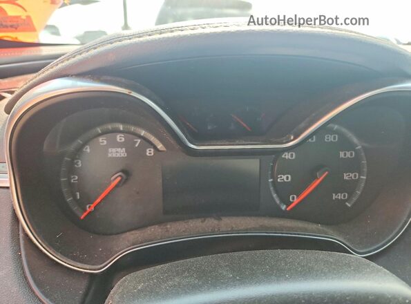 2G1105S33J9127351 2018 CHEVROLET IMPALA Black Instrument cluster view