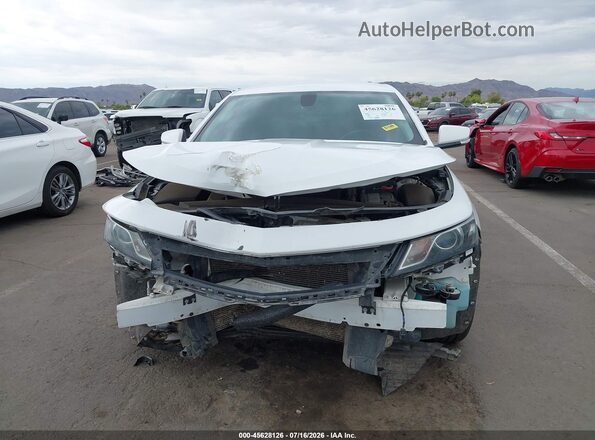 2G1105S34H9113033 2017 CHEVROLET IMPALA White წინა ხედი