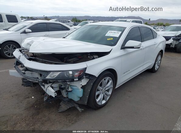 2G1105S34H9113033 2017 CHEVROLET IMPALA White წინა მარცხენა ხედი სამი მეოთხედიდან