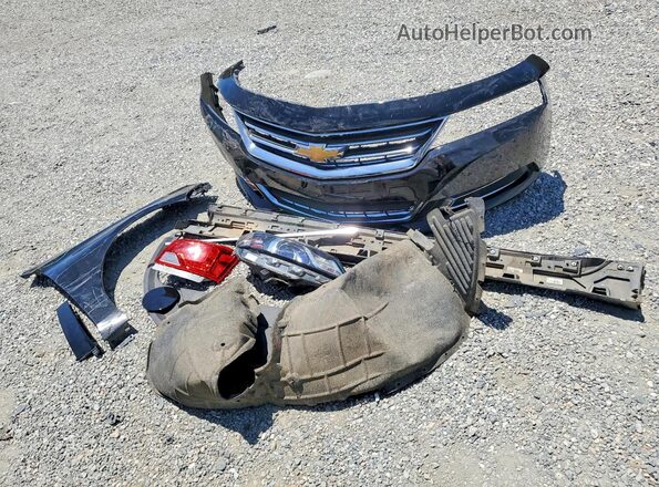 2G1105S34H9130124 2017 CHEVROLET IMPALA Black Вид підкапотного простору