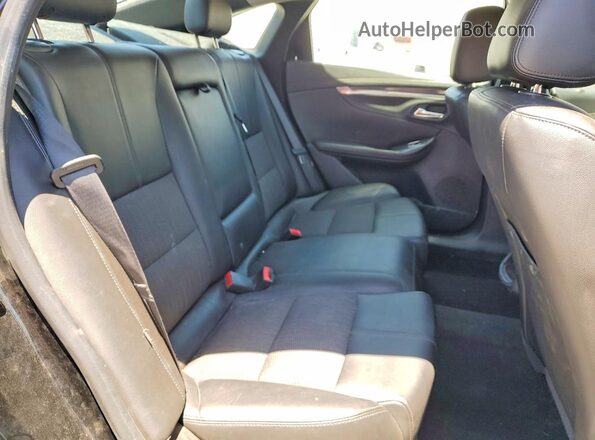 2G1105S34H9130124 2017 CHEVROLET IMPALA Black Вид задніх сидінь