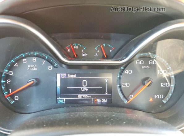 2G1105S34H9130124 2017 CHEVROLET IMPALA Black Вид щитка приладів
