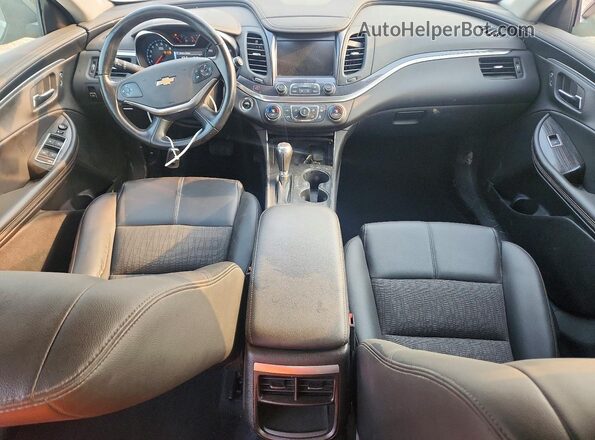 2G1105S34J9169253 2018 CHEVROLET IMPALA Gray Вид панелі приладів