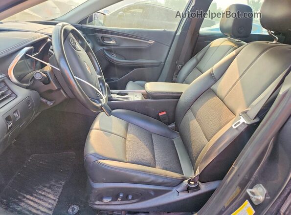 2G1105S34J9169253 2018 CHEVROLET IMPALA Gray Вид салону спереду