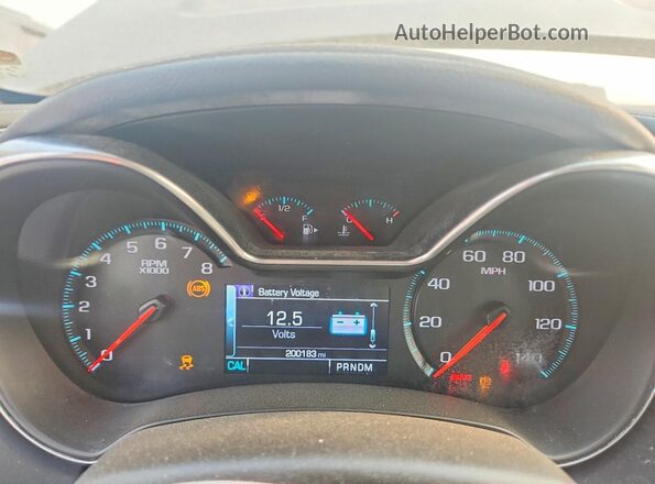 2G1105S34J9169253 2018 CHEVROLET IMPALA Gray Вид щитка приладів