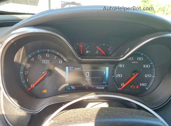 2G1105S34K9135220 2019 CHEVROLET IMPALA Черный Вид щитка приборов