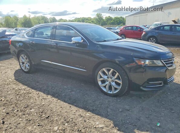 2G1105S34K9135220 2019 CHEVROLET IMPALA Черный Передняя правая четверть