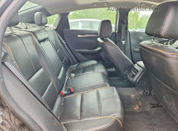 2G1105S34K9142457 2019 CHEVROLET IMPALA Black Вид задніх сидінь