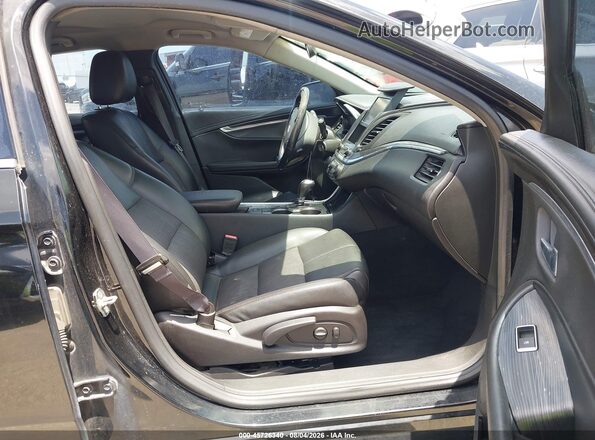 2G1105S35H9111243 2017 CHEVROLET IMPALA Black Front interior view