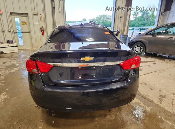 2G1105S35J9101530 2018 CHEVROLET IMPALA Blue Widok z tyłu