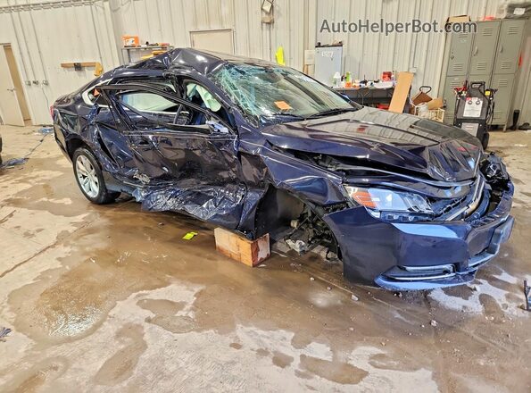 2G1105S35J9101530 2018 CHEVROLET IMPALA Blue Przód prawy