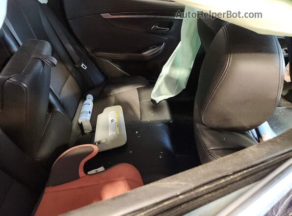 2G1105S35J9101530 2018 CHEVROLET IMPALA Blue Widok tylnych siedzeń
