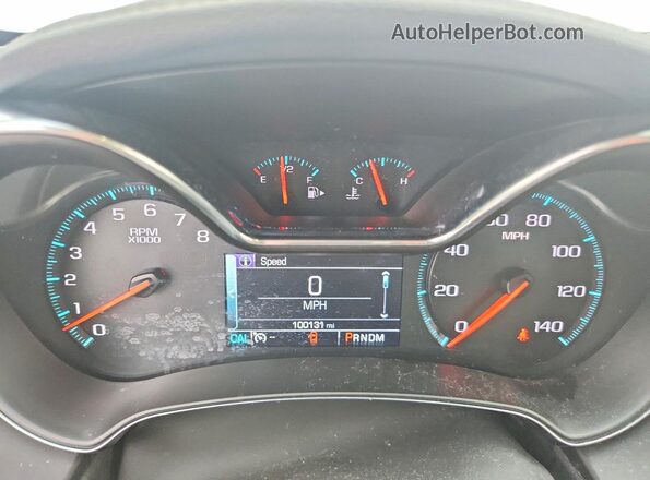 2G1105S35J9154471 2018 CHEVROLET IMPALA White ხელსაწყოთა პანელის ხედი