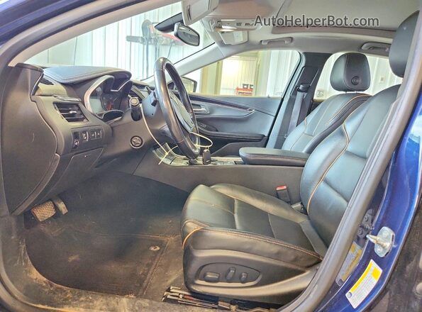 2G1105S35K9130303 2019 CHEVROLET IMPALA Blue Вид салону спереду