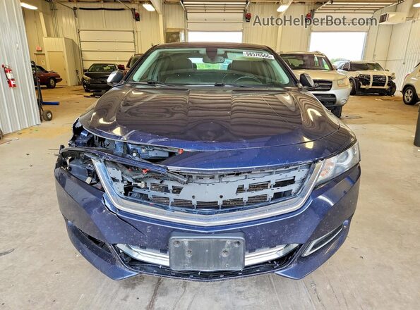 2G1105S35K9130303 2019 CHEVROLET IMPALA Blue Вид спереду